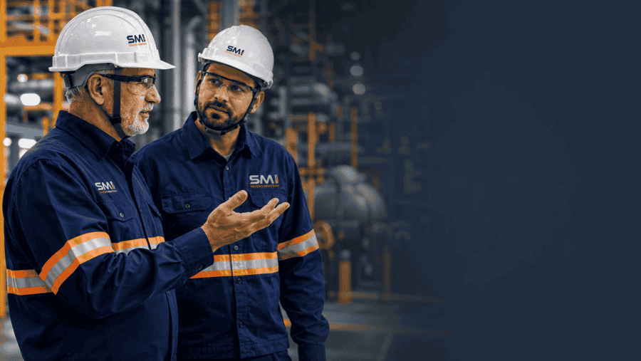 Equipe industrial